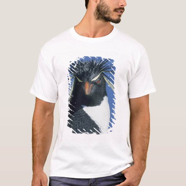 Rockhopper Penguin (Eudyptes chrysocome) T-Shirt (Front)