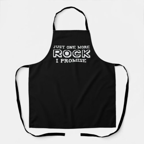 Rockhounding Rock Joke Collector Rockhound Apron