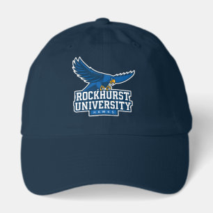 Rockhurst University Flying Hawk Mascot Wordmark Hat