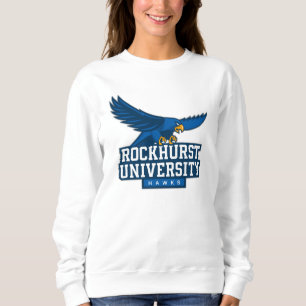 Rockhurst University Flying Hawk Mascot Wordmark Sweatshirt