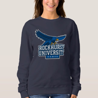 Rockhurst University Flying Hawk Mascot Wordmark Sweatshirt