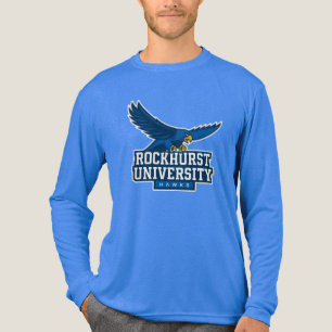 Rockhurst University Flying Hawk Mascot Wordmark Tri-Blend Shirt