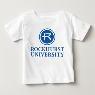 Rockhurst University Horizontal Wordmark Circle Baby T-Shirt