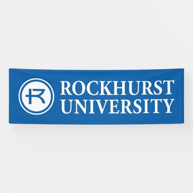Rockhurst University Horizontal Wordmark Circle Banner (Horizontal)