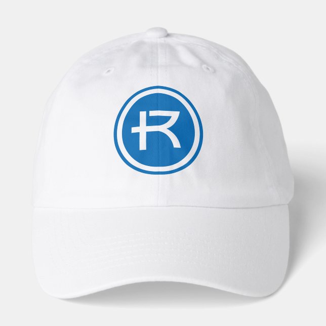 Rockhurst University Horizontal Wordmark Circle Hat (Front)