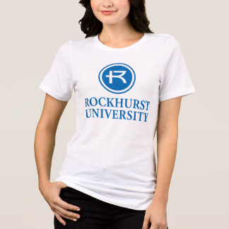 Rockhurst University Horizontal Wordmark Circle Tri-Blend Shirt