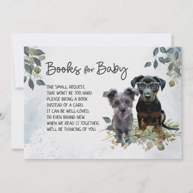 Rockie and Lyla's Large Downloadable Books  Card (Front)