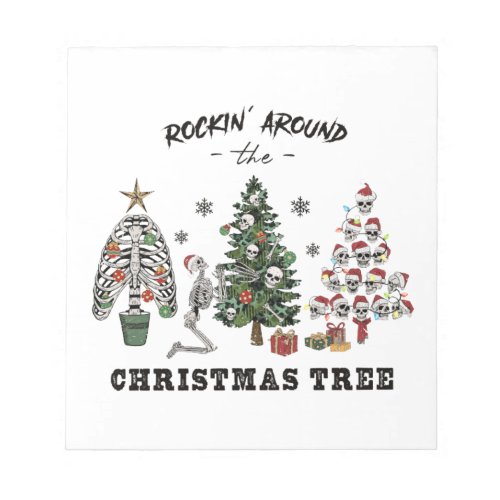 Rockin Around The Christmas Tree Notepad