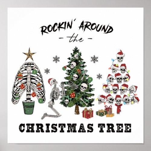 Rockin Around The Christmas Tree Poster