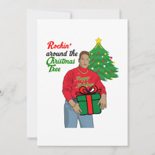 Rockin' Around The Christmas Tree (The Rock) Invitation
