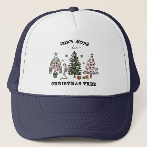 Rockin Around The Christmas Tree Trucker Hat