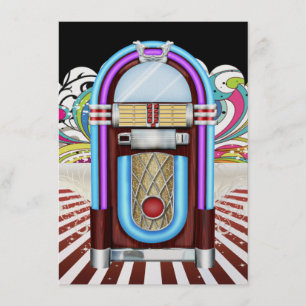 Rockin' Around the Clock Party - SRF Invitation