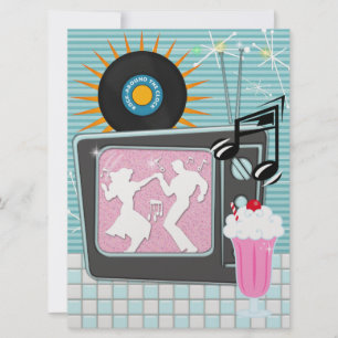 Rockin Around the Clock - SRF Invitation