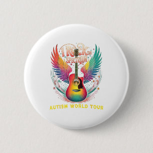 Rockin Autism World Tour I Rock The Spectrum Educa Button