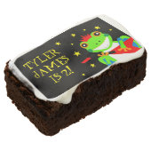 Rockin' Birthday Tree Frog with Red Guitar Brownie (Angled)