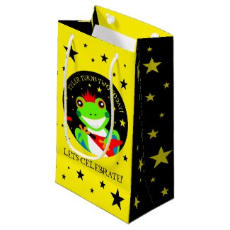 Rockin' Birthday Tree Frog with Red Guitar