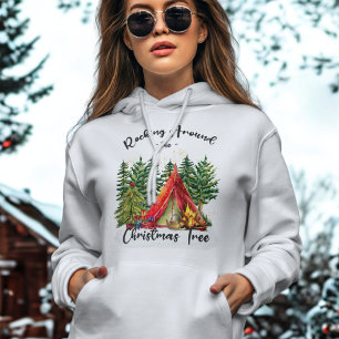 Rockin’ Camp Hoodie – Pine Trees & Tent