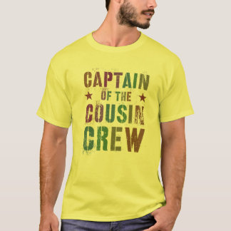 Rockin' CAPTAIN OF THE COUSIN CREW Funny Grandma G T-Shirt
