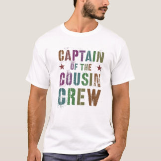 Rockin' CAPTAIN OF THE COUSIN CREW Funny Grandma G T-Shirt