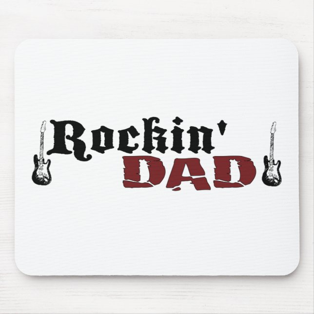 Rockin Dad Mouse Pad (Front)