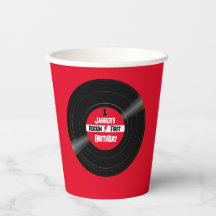 Rockin First Birthday Vinyl Record Red Label