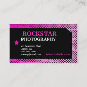 ROCKIN' GRUNGE ROCKSTAR BUSINESS CARD (Back)