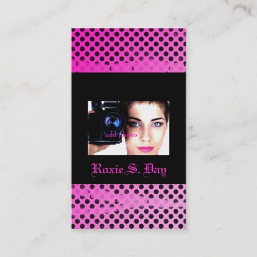 ROCKIN' GRUNGE ROCKSTAR BUSINESS CARD
