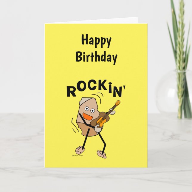 Rockin' Guitar Card (Front)