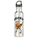 Rockin' Guitar Stainless Steel Water Bottle