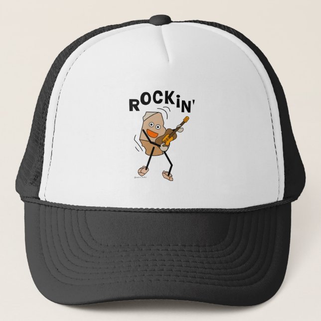 Rockin' Guitar Trucker Hat (Front)