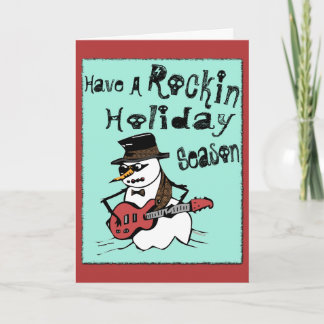 Rockin Holiday Card