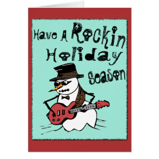 Rockin Holiday Cards | Zazzle
