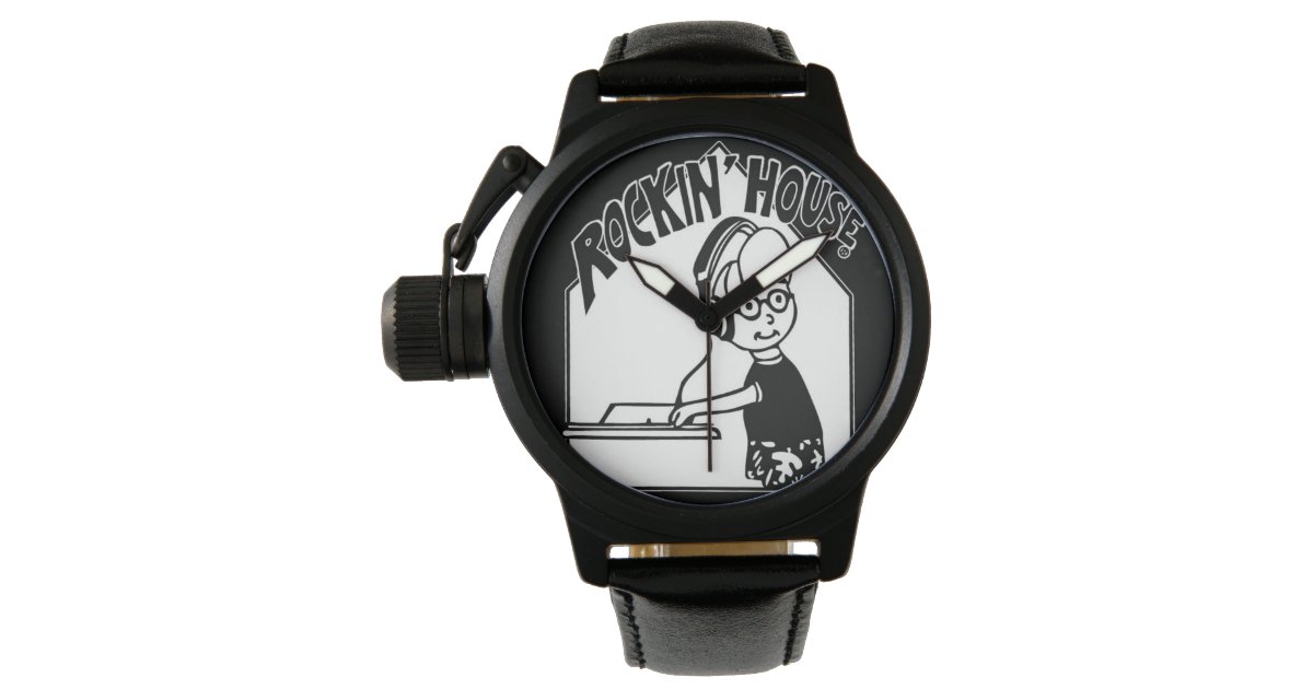 Rockin House Dj Ewatch Wristwatch Zazzle Com