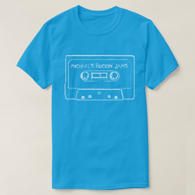 Rockin Jams Tape Name Template T-Shirt (Design Front)
