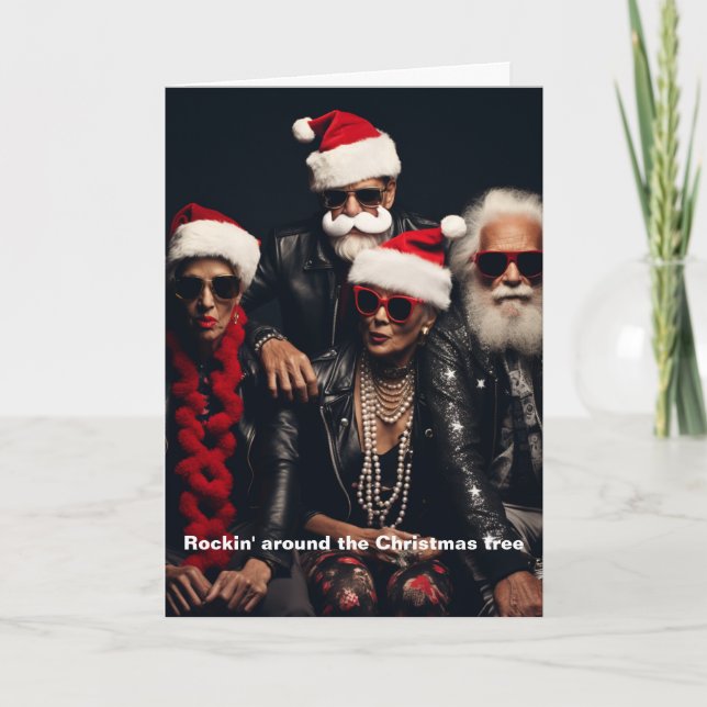 Rockin' Joyous Holiday Card (Front)