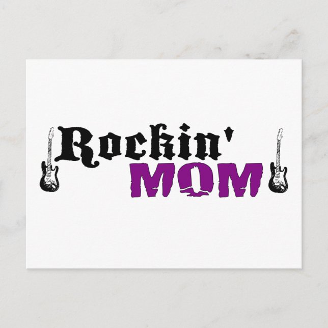 Rockin Mom Postcard (Front)