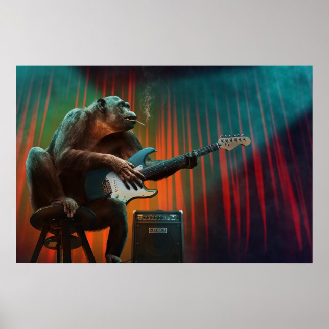 Rockin Monkey Poster (Front)
