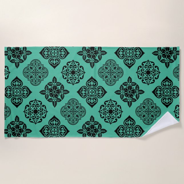 ROCKIN' MOROCCAN BEACH TOWEL (Front)