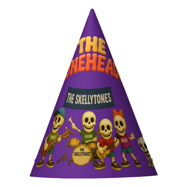  Rockin’ Party Hat – The Skellytones Edition! (Front)