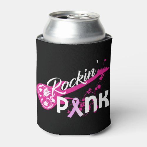 Rockin Pink Breast Cancer Awareness Can Cooler