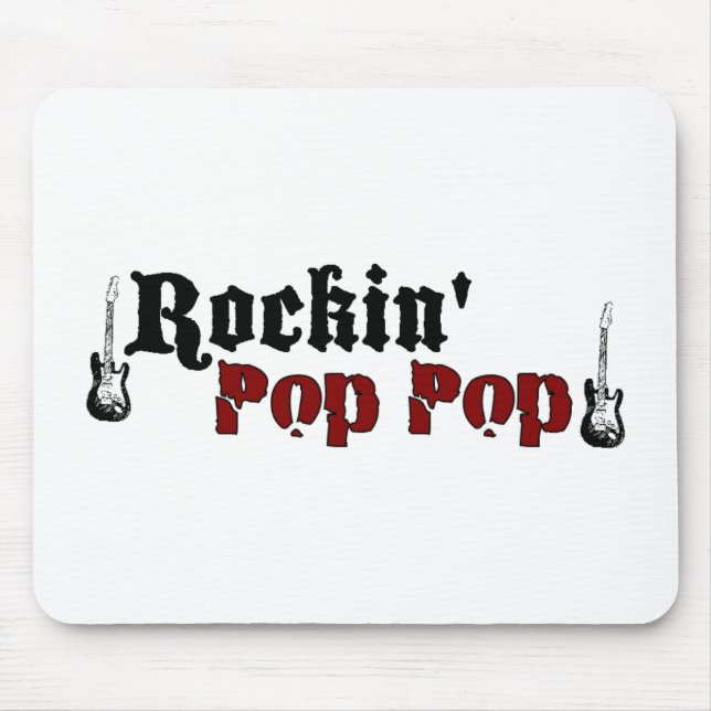 Rockin Pop Pop Mouse Pad (Front)