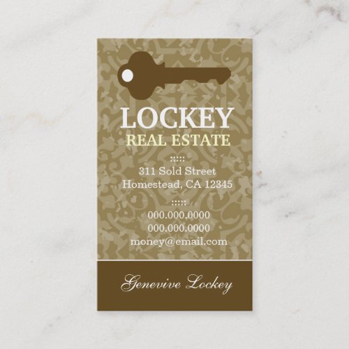 ROCKIN' REAL ESTATE BUSINESS CARD