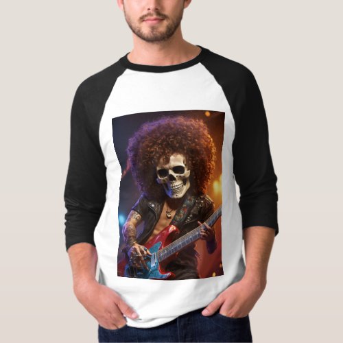Rockin Reaper Printed Basic T_Shirt T_Shirt