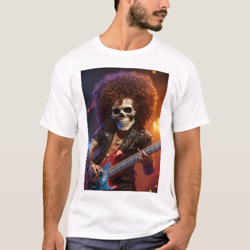 Rockin Reaper Printed Basic T_Shirt T_Shirt