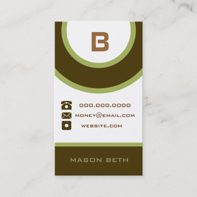 ROCKIN' RETRO ULTRA BUSINESS CARD (Front)