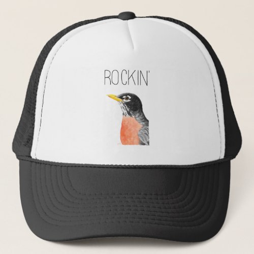 Rockin Robin American Robin Trucker Hat