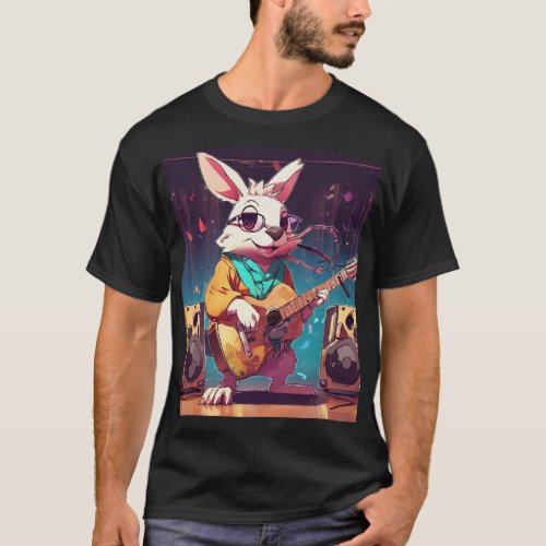 Rockin Roo Guitar Tee T_Shirt