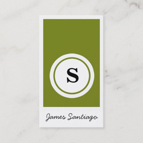 ROCKIN' SAGE SOLID BUSINESS CARD