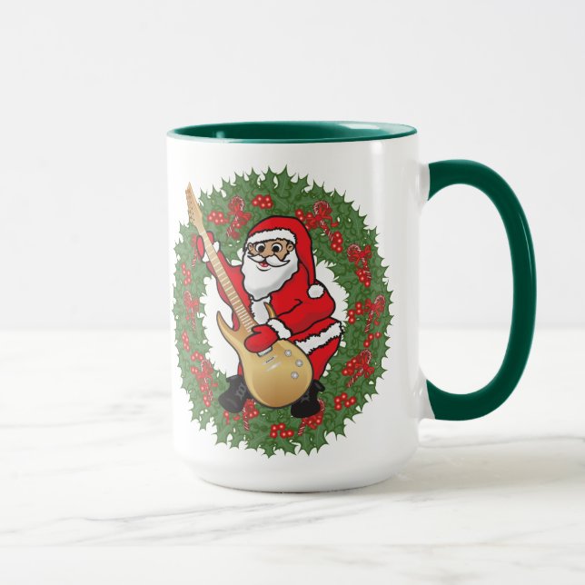 Rockin' Santa Skull Mug (Right)