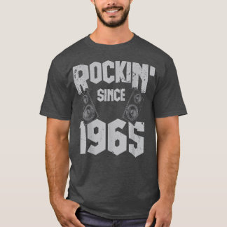 Rockin' Since 1965 Vintage Rock Music Fan 57th Bir T-Shirt